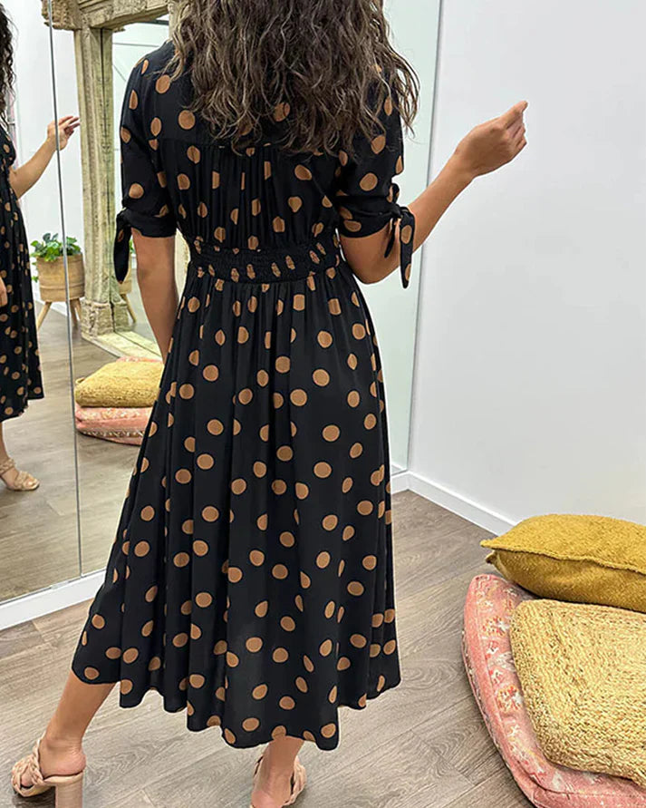 Valentina | Modern Dotted Dress