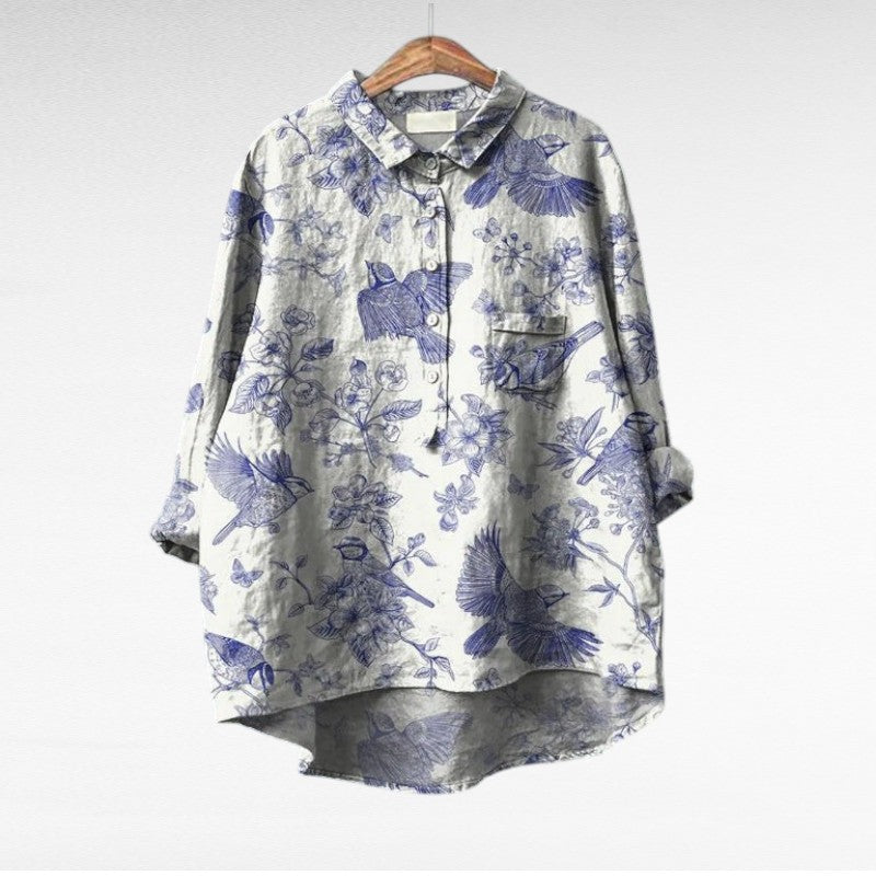 Mireva | Vintage Floral Blouse