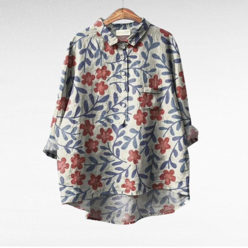 Mireva | Vintage Floral Blouse