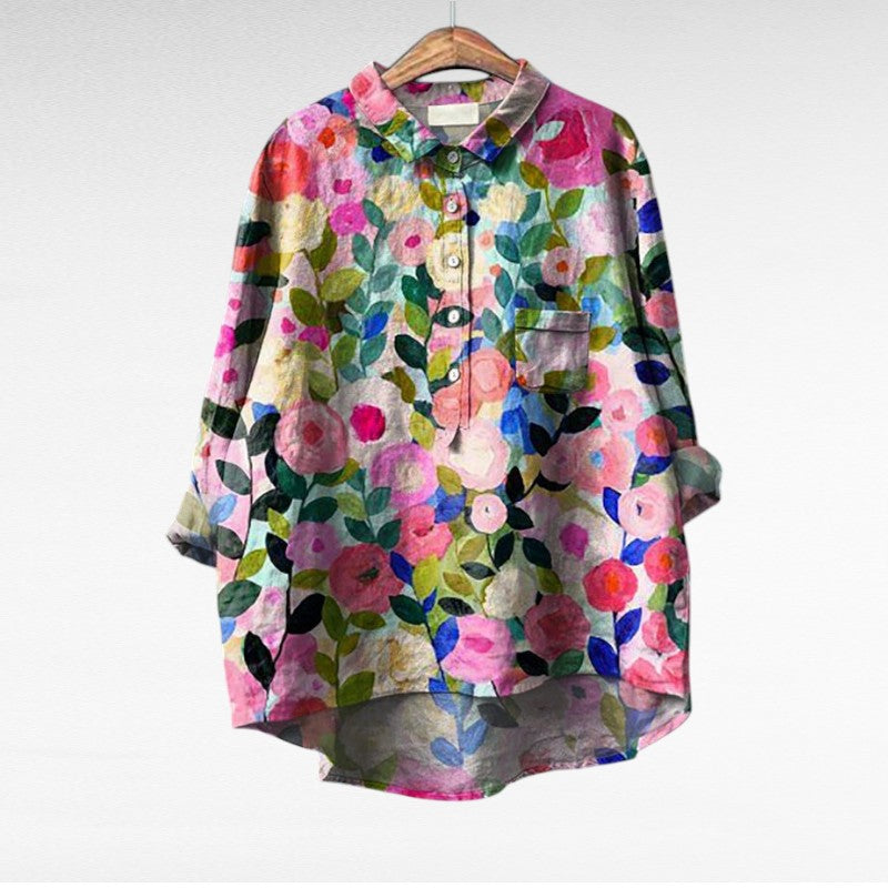 Mireva | Vintage Floral Blouse