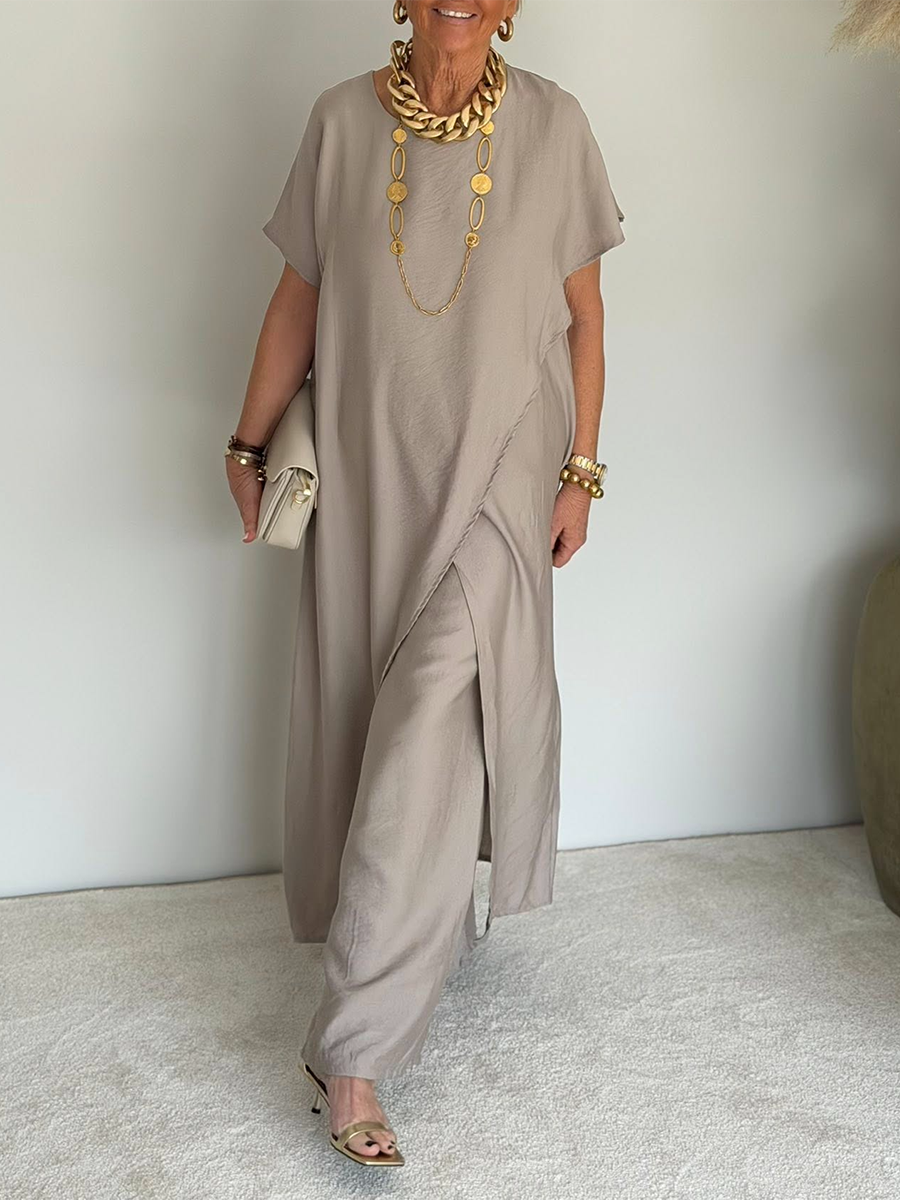 Casual Retro Loose Two-Piece Set
