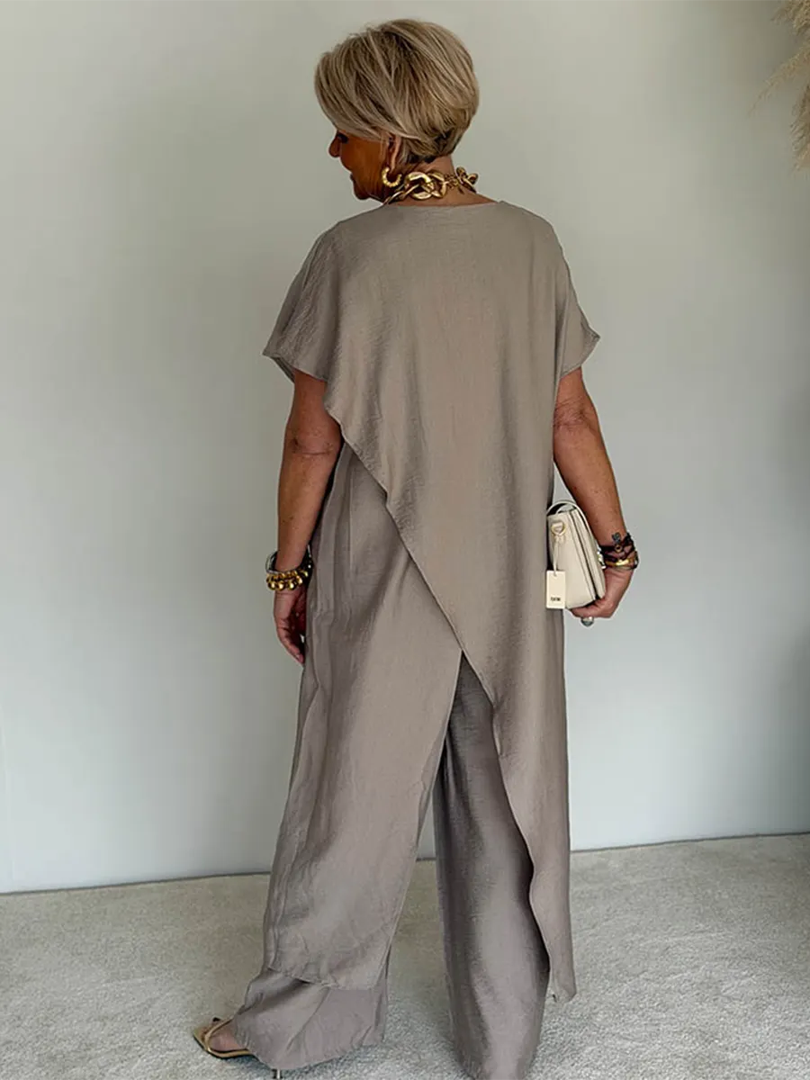 Casual Retro Loose Two-Piece Set