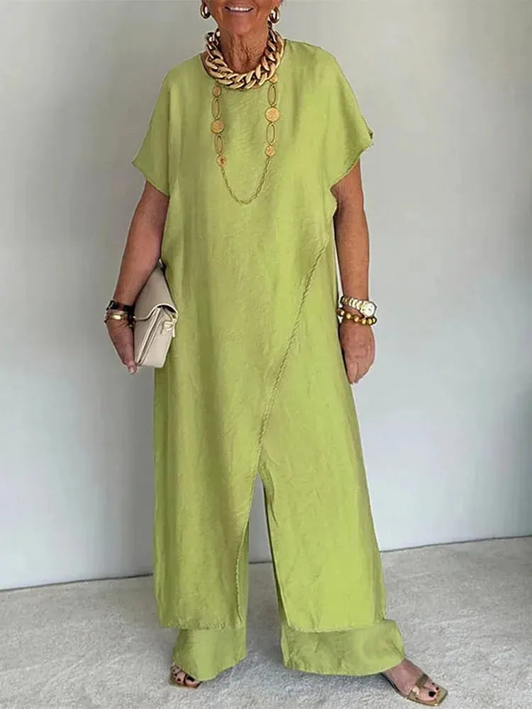 Casual Retro Loose Two-Piece Set