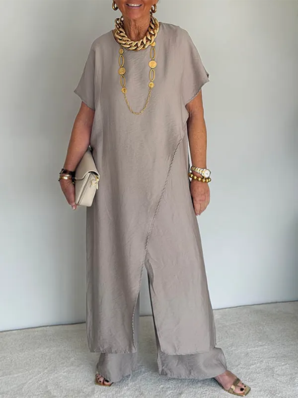 Casual Retro Loose Two-Piece Set
