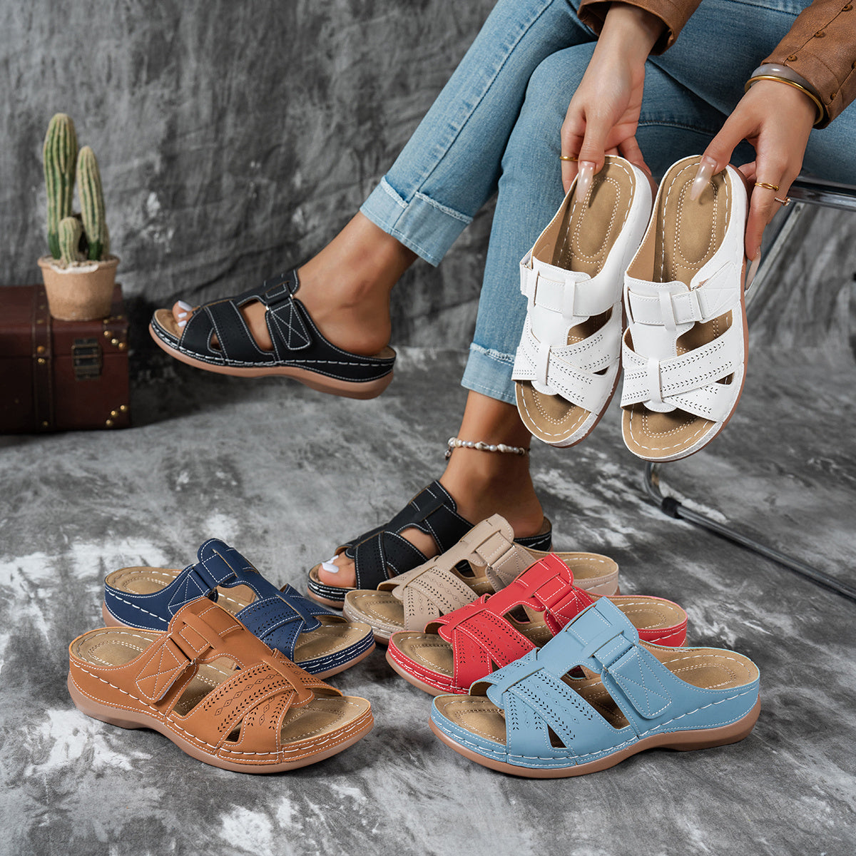 Olivia | Orthopedic Thick-Soled Sandals