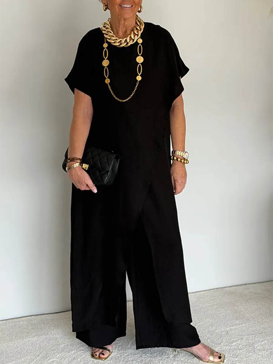 Casual Retro Loose Two-Piece Set