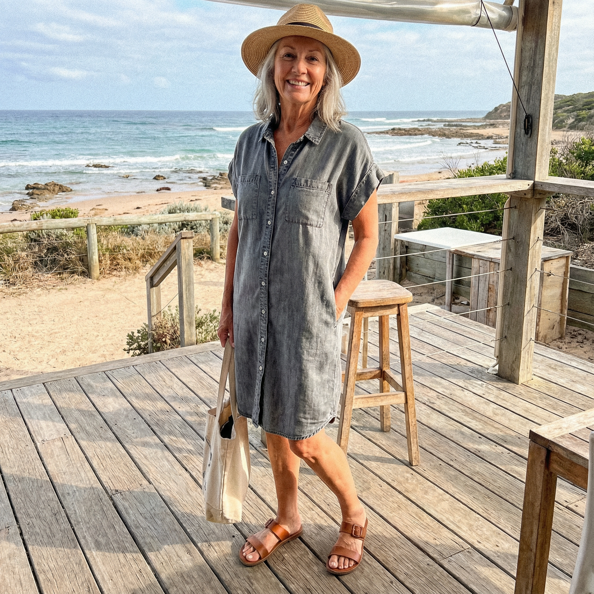 Sadie | Denim Shirt Dress