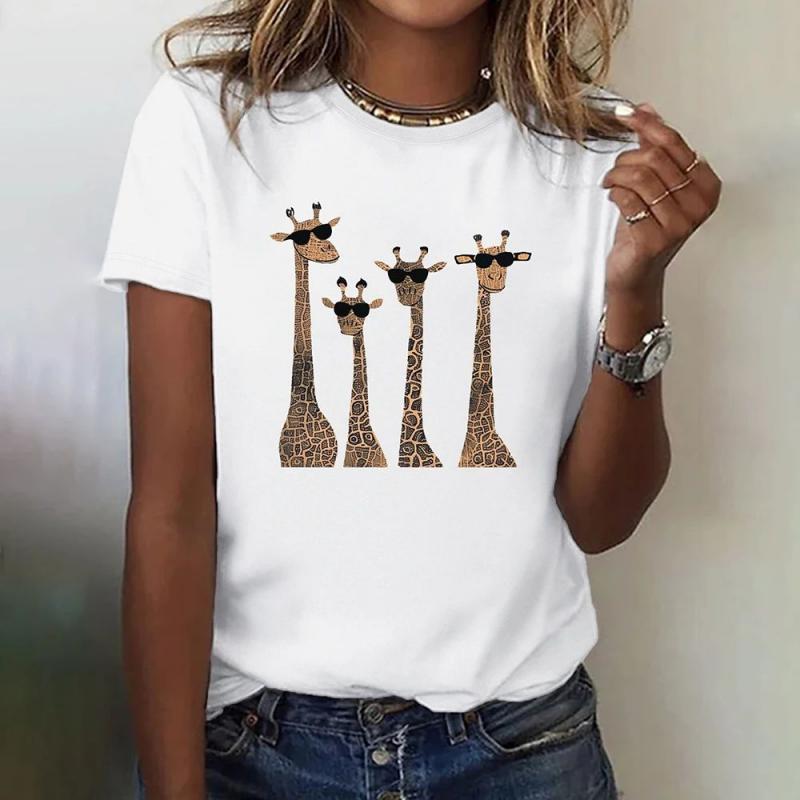 Tilly | Giraffe Print T-Shirt