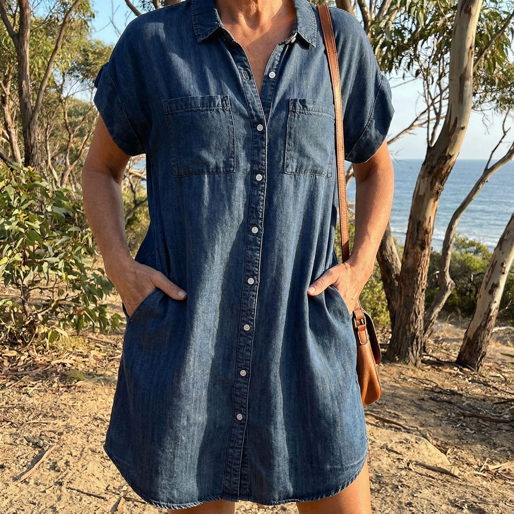 Sadie | Denim Shirt Dress