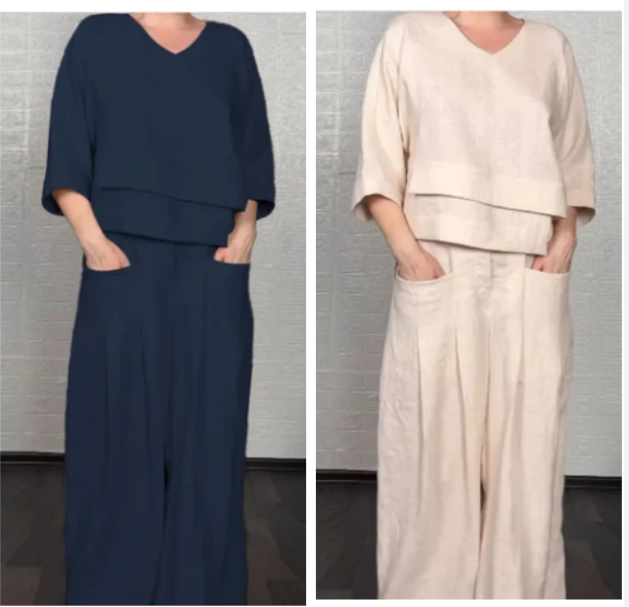 Noa™ | Loose-Fit Minimalist Two-Piece Outfit