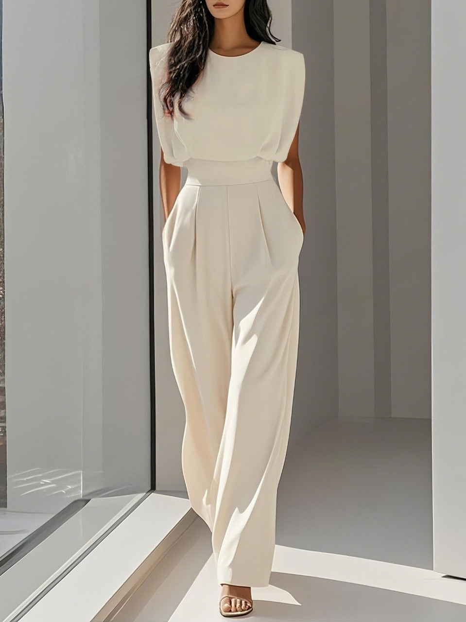 Paige™ | Elegant Sleeveless Summer Jumpsuit