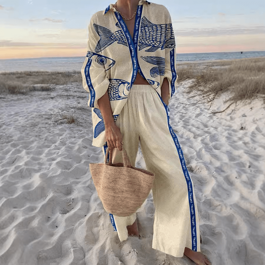Lucy | Comfort Wide-Leg Set