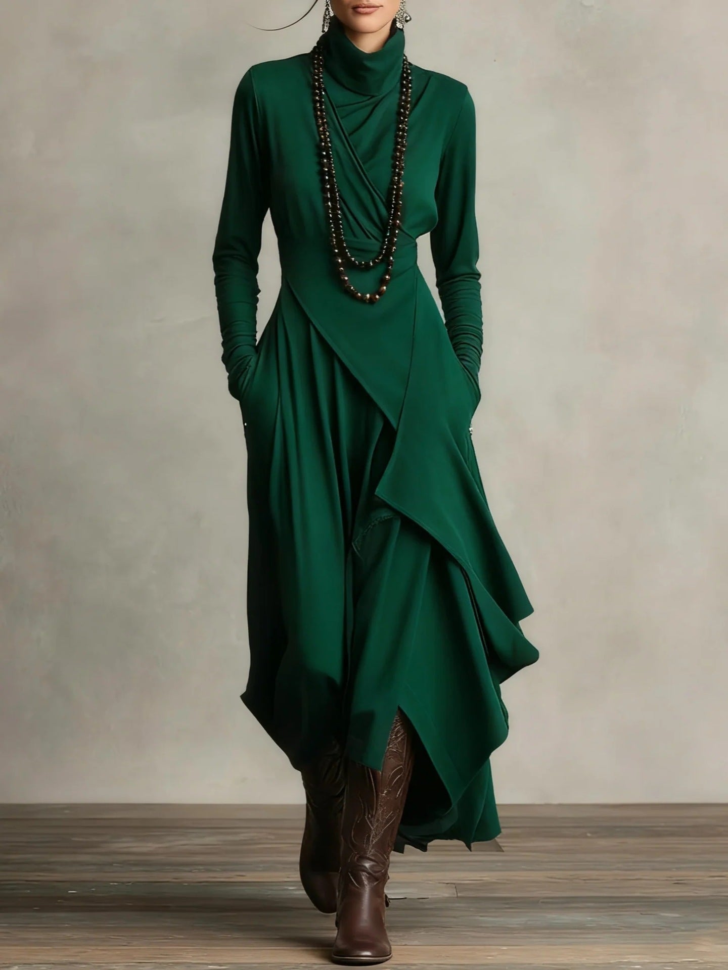 Lunori™ | Natalia Knit Maxi Dress