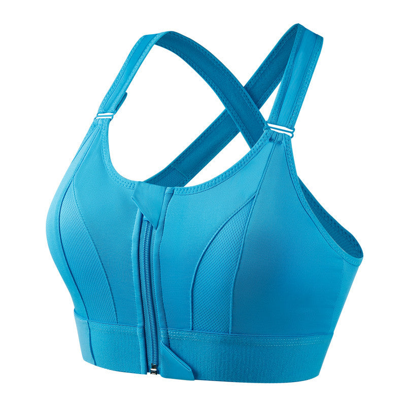Lora - Fit Zip-Up Sweat-Proof Bra