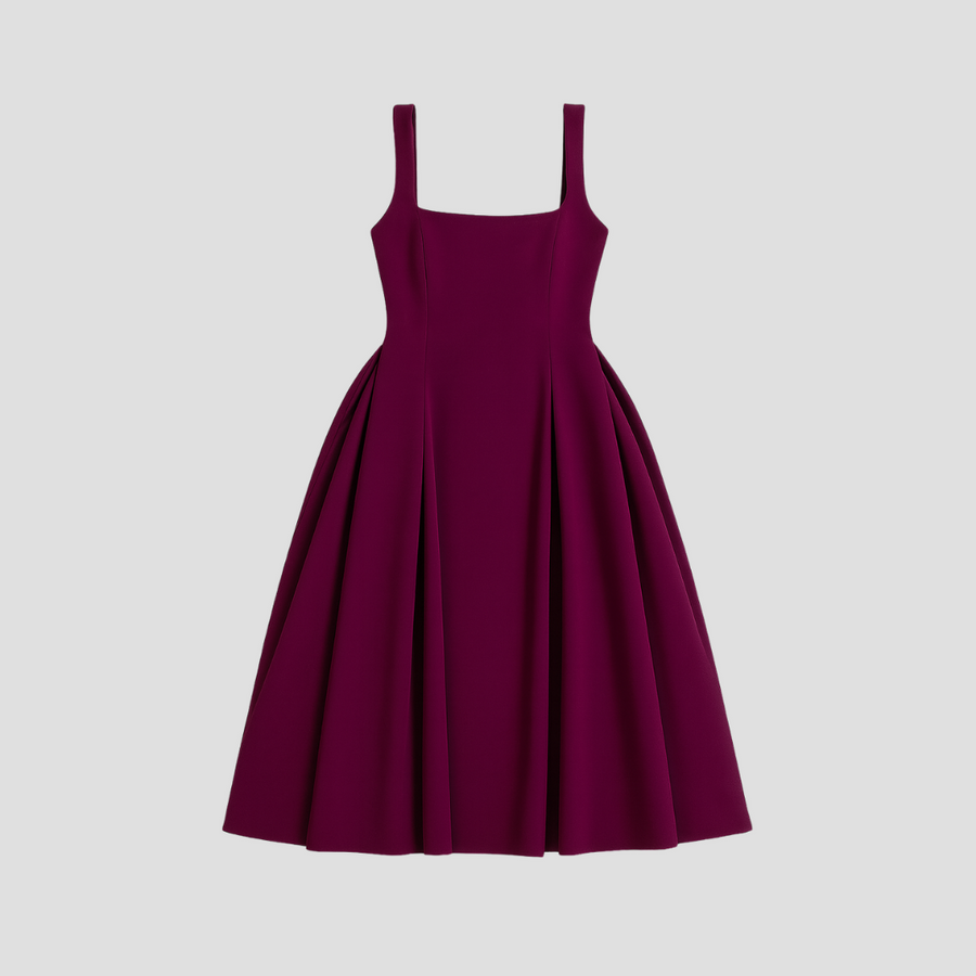 Grace | Pleated Midi Dress