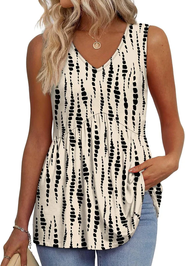 Mary | Peplum V-Neck Top
