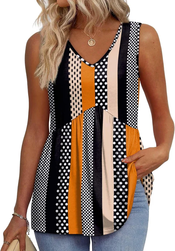 Mary | Peplum V-Neck Top