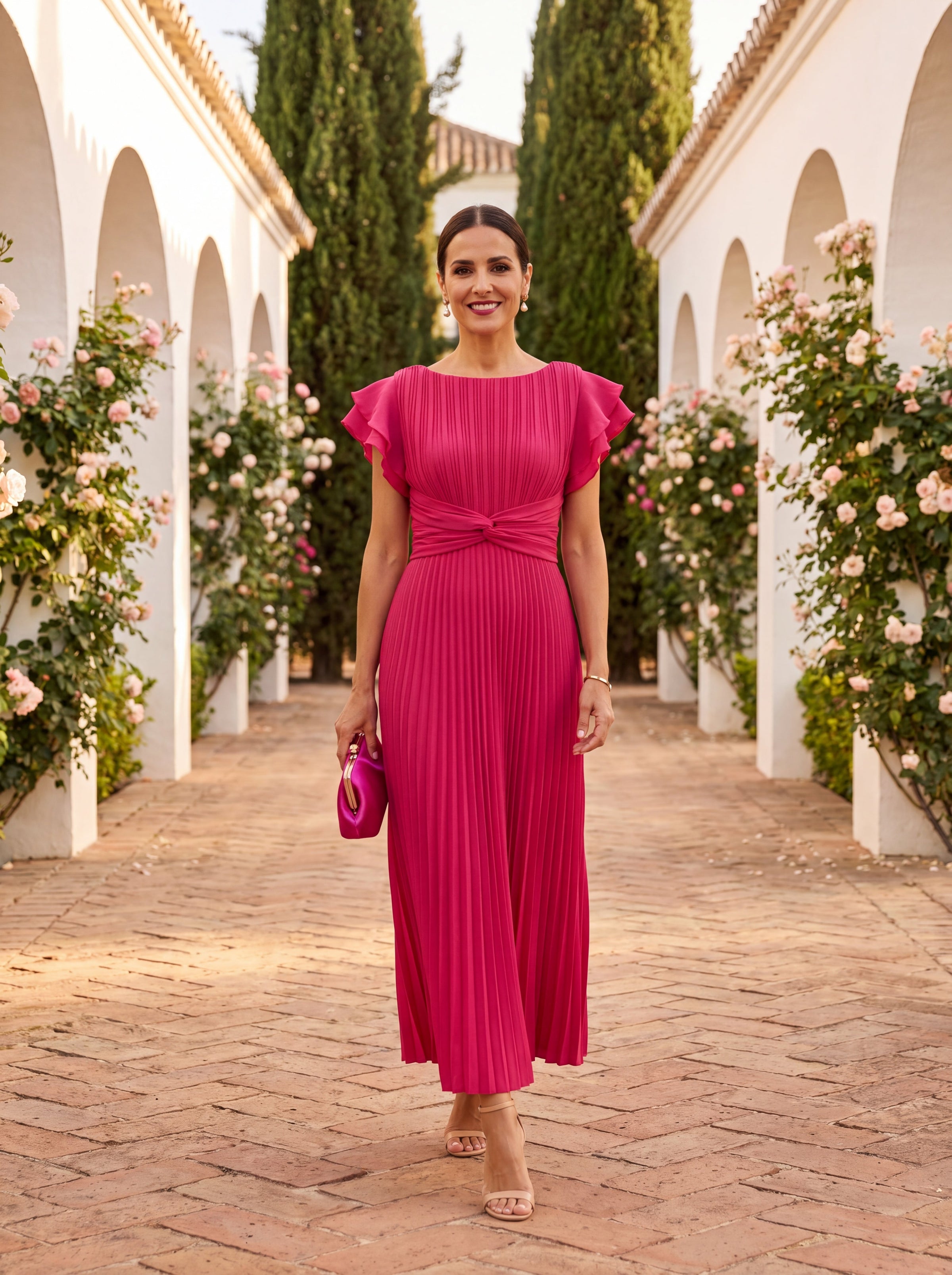 Lara | Classic Pleated Dress
