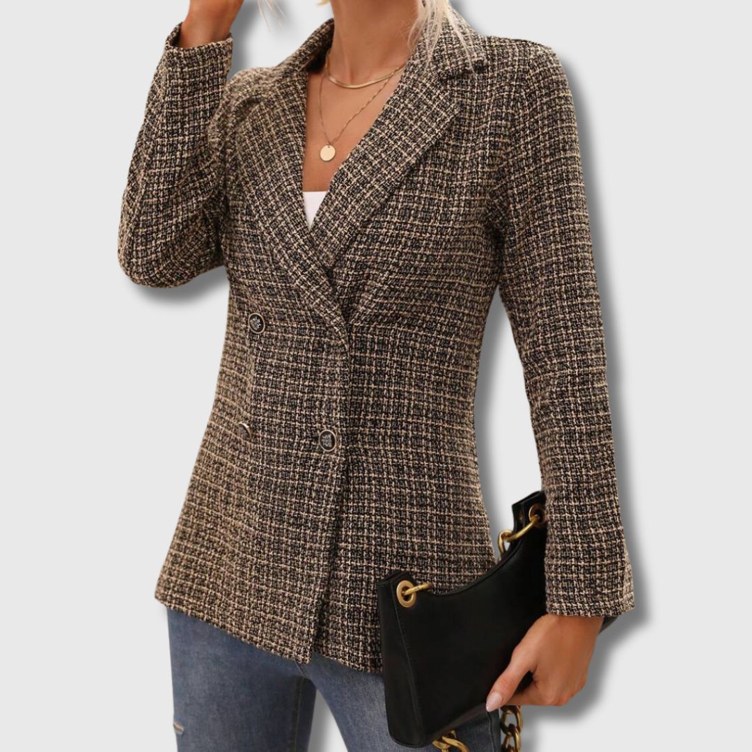 Tina | Chic Tweed Blazer