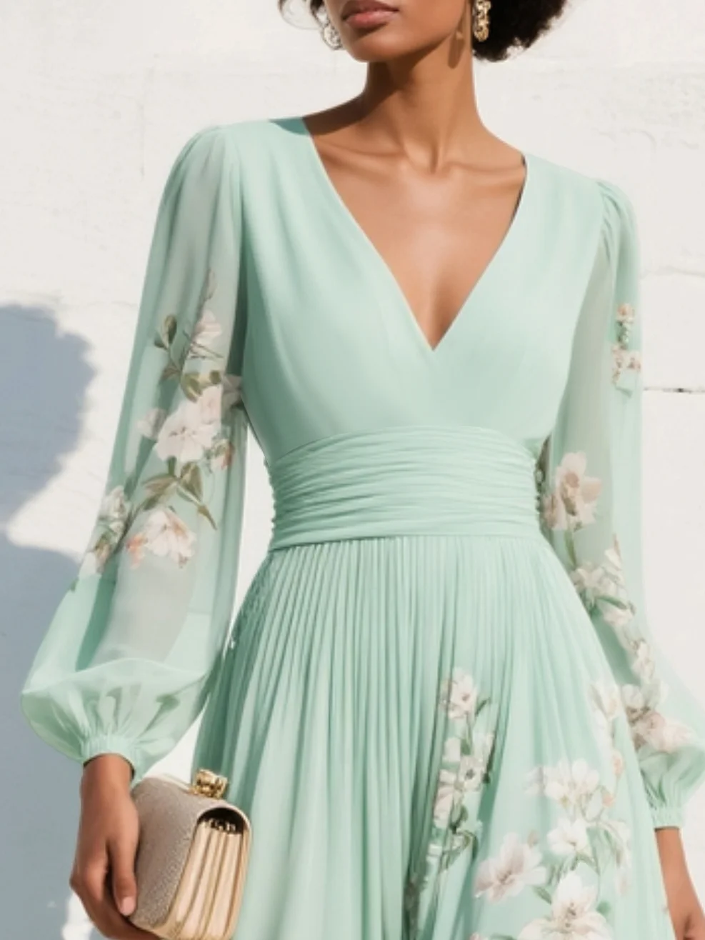 Amara | Floral Midi Dress