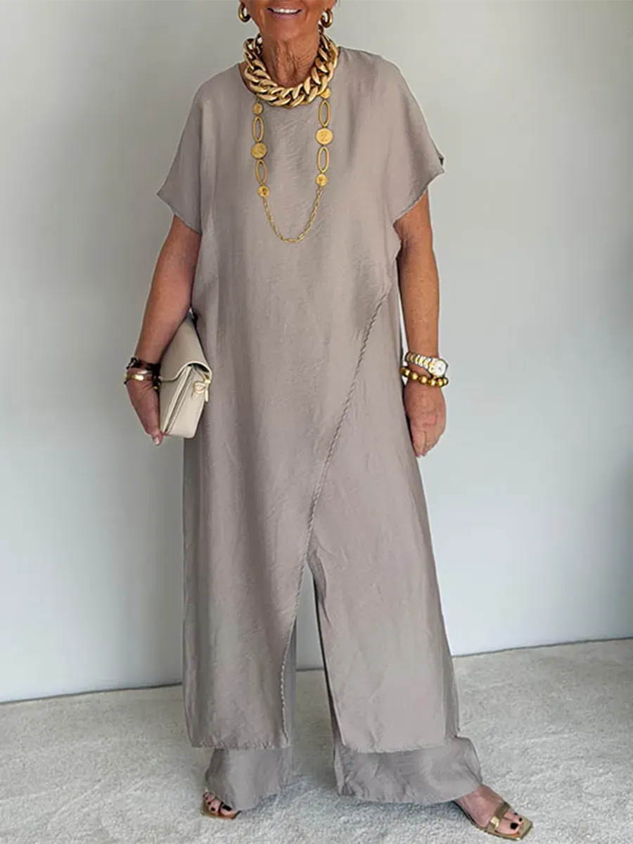 Casual Retro Loose Two-Piece Set