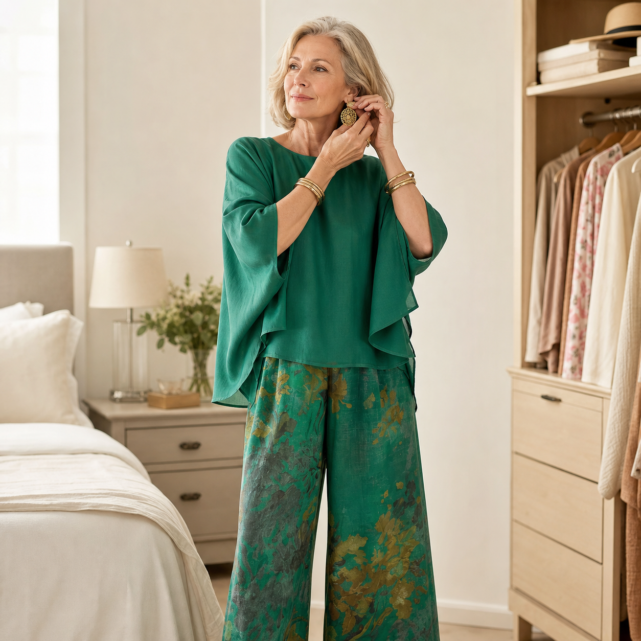 Barbara - Elegant floral set