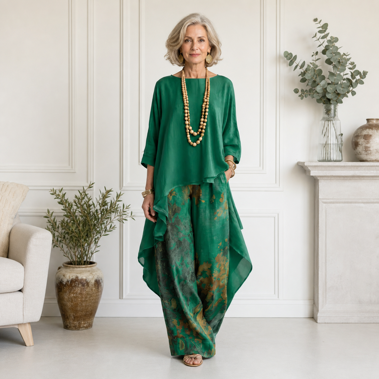 Barbara - Elegant floral set