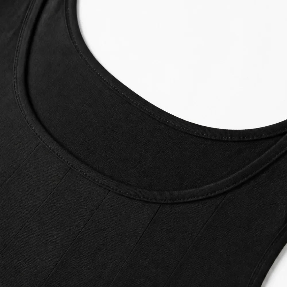Solelia – Pleated Empire-Waist Sleeveless Summer Dress