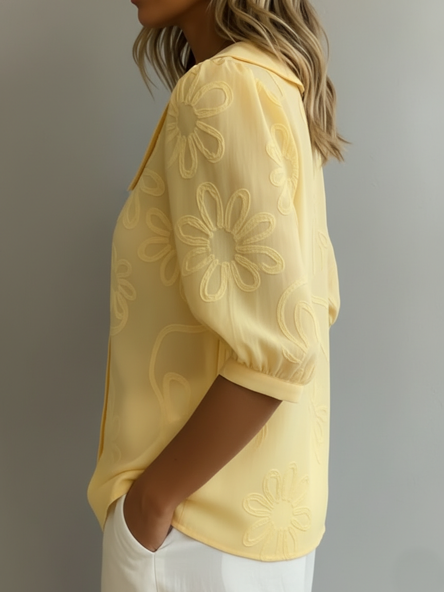 Perina - Soft-Touch Floral Blouse