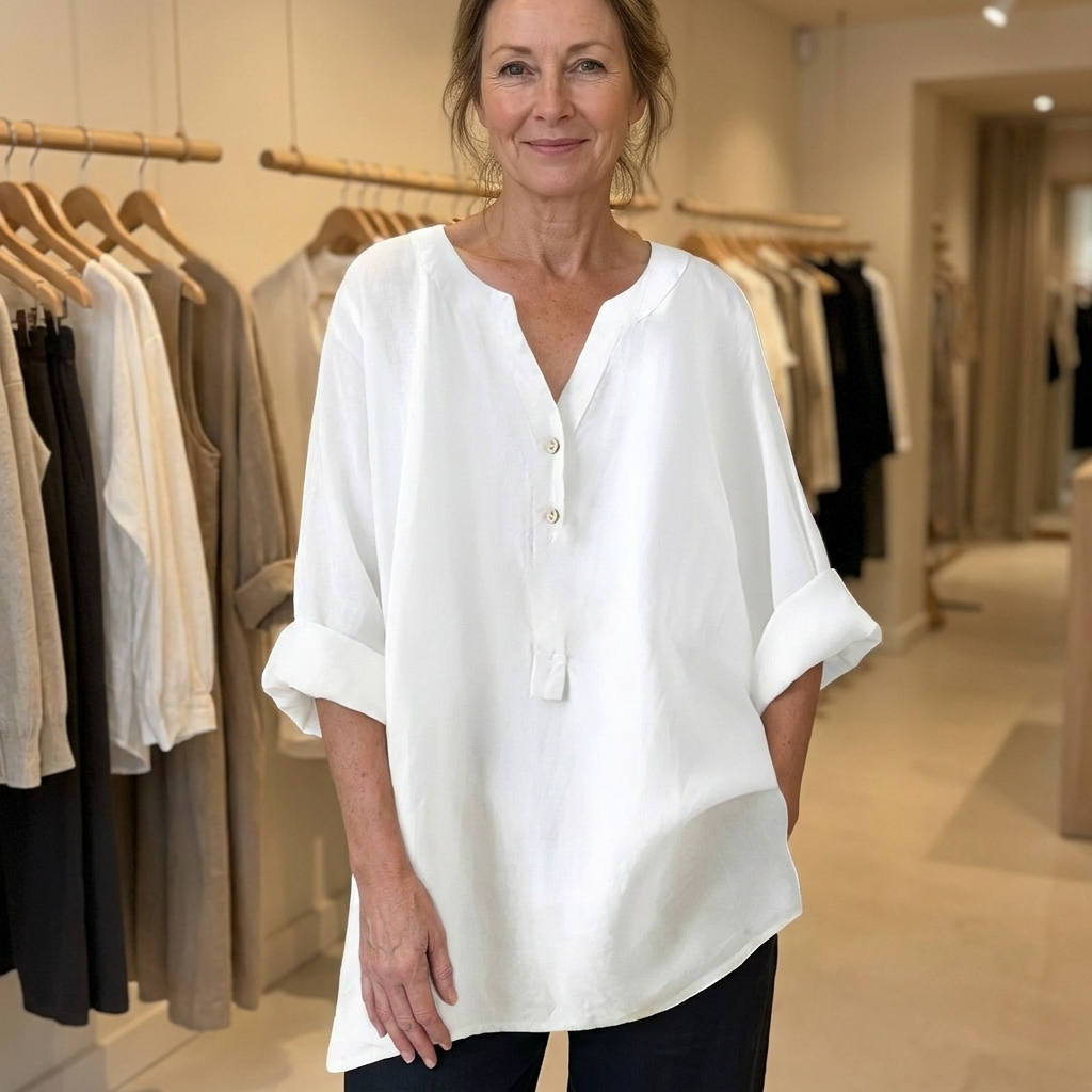 Grace | Relaxed Button Blouse