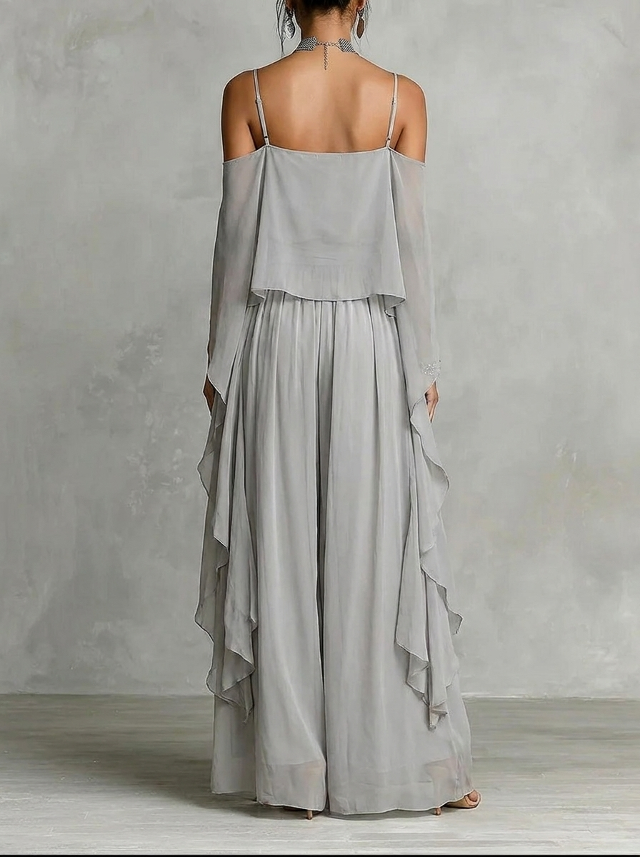 ENIA - Off-Shoulder Flowy Set