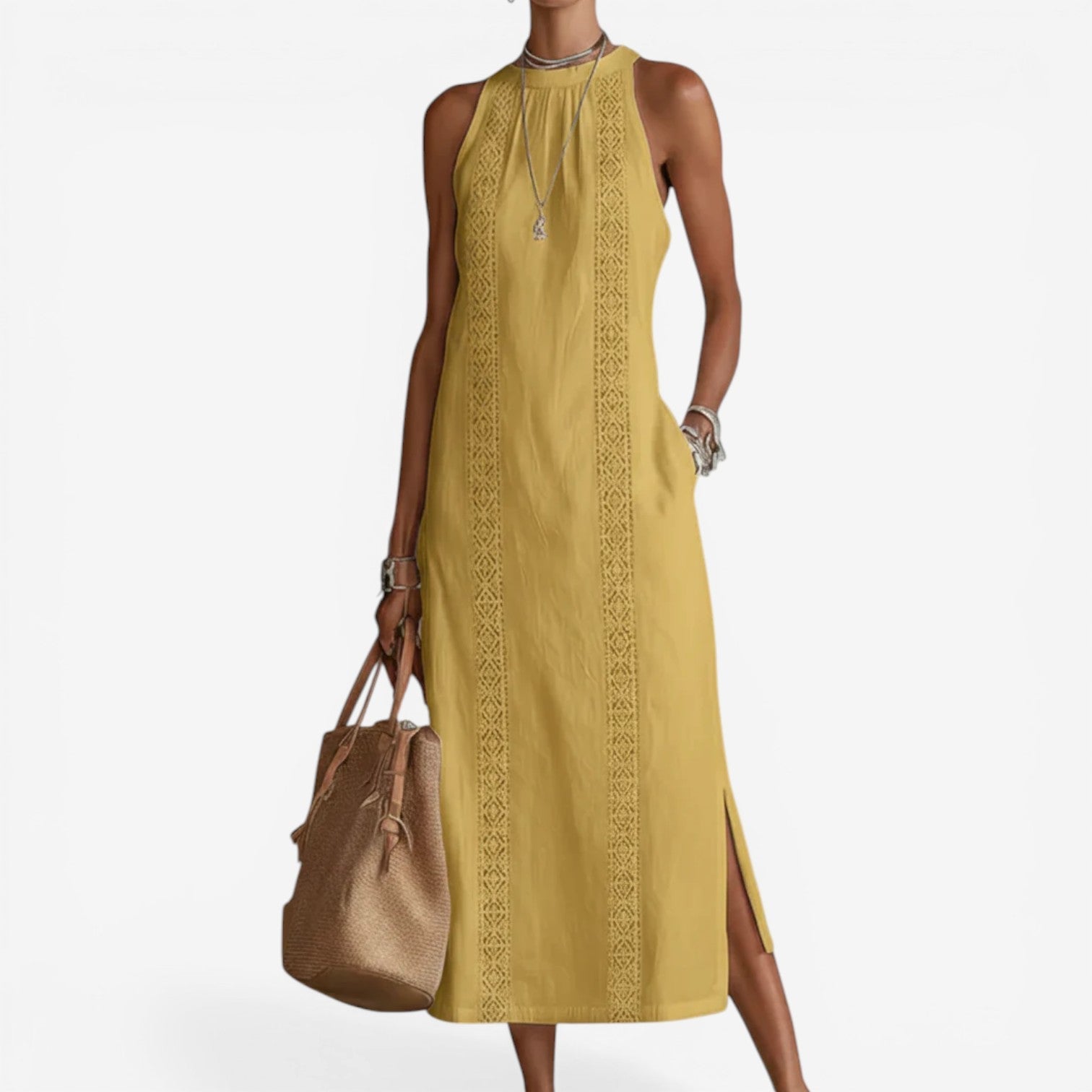 Althea - Minimalist Midi Dress
