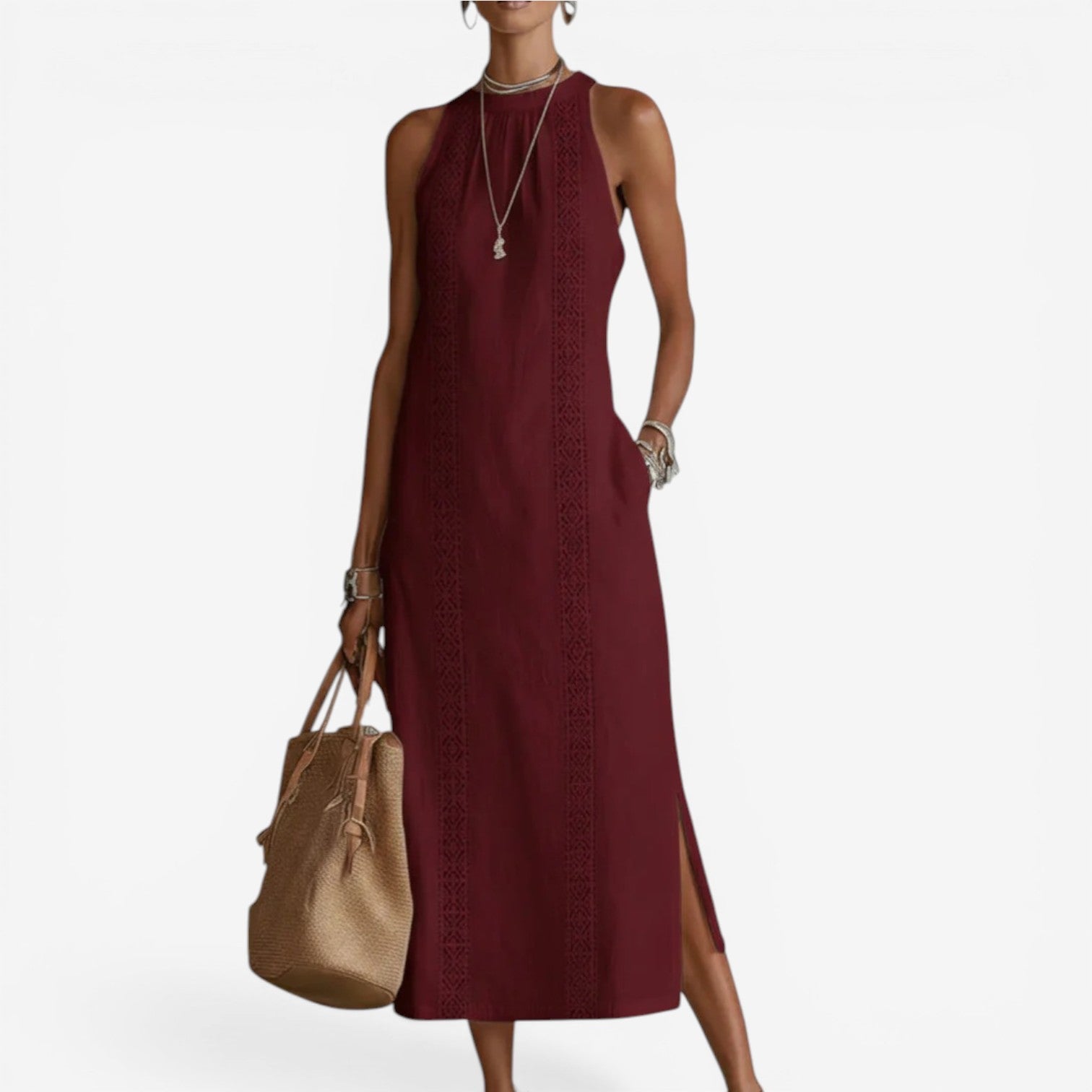 Althea - Minimalist Midi Dress