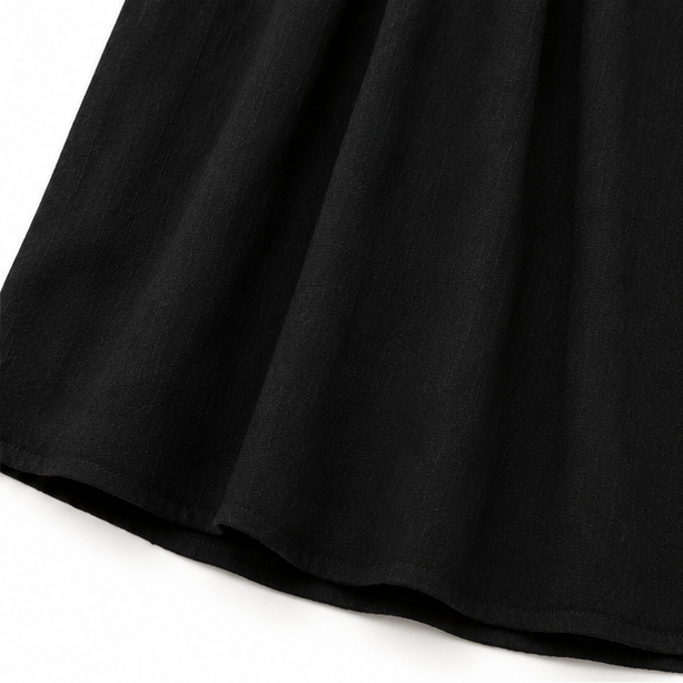 Soléra – Boho Ruffle V-Neck Maxi Dress with Roll-Up Sleeves
