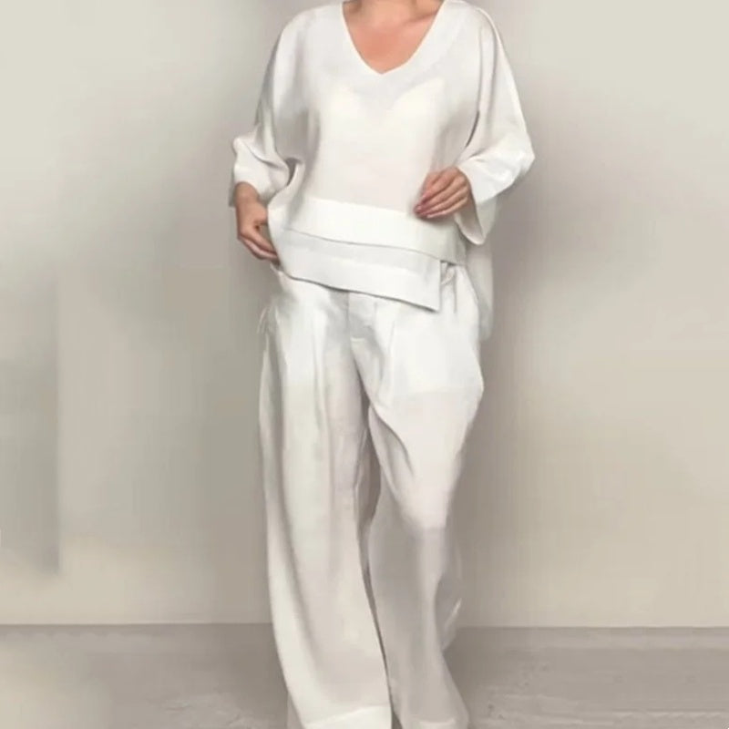 Tania - Breezy Linen Two-Piece Set