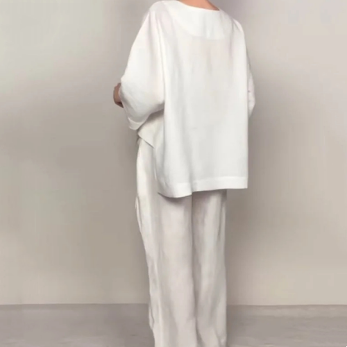 Tania - Breezy Linen Two-Piece Set