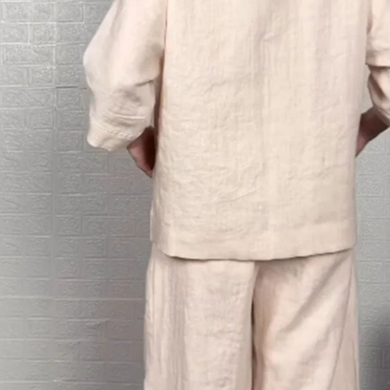 Tania - Breezy Linen Two-Piece Set